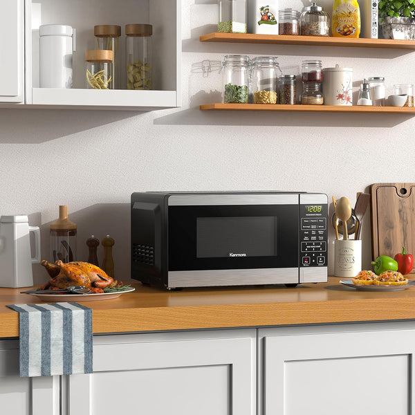 Countertop Microwave, 6 Auto-Preset Menus, Child Lock, Defrost & Express Cooking Features, 1.1 Cu Ft, Stainless Steel7