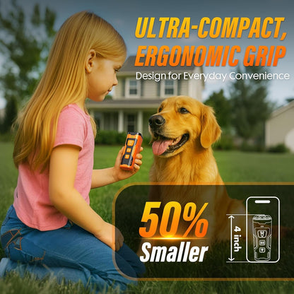 YUYQA Dog Bark Deterrent Device, 3X Ultrasonic anti Barking, 6 Training Modes 23 FT Range Barks No More Indoors Outdoors Behavior Correct Safe & Humane Rechargeable Compact Bark Control for Dogs6