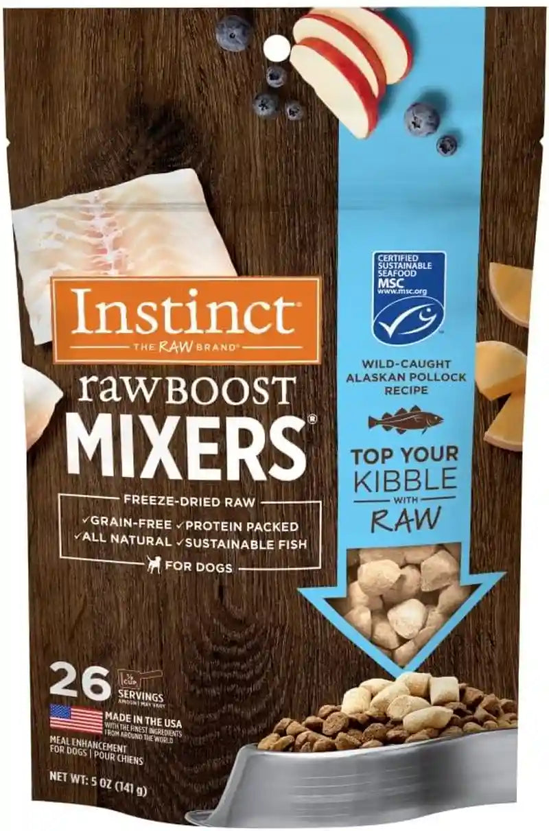 instinct-freeze-dried-mixers-dog-food-toppers-gut-health-5-5-oz-bag