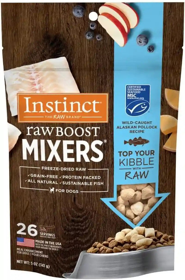 Instinct Freeze Dried Mixers, Dog Food Toppers, Gut Health, 5.5 Oz. Bag32