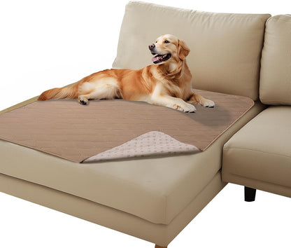 Luciphia 100% Waterproof Couch Cover Blanket for Dogs Anti-Slip Pet Couch Protector Sofa Mat Puppy Cat Blanket with Non-Slip Bottom, Navy Blue, 30X70 Inch15