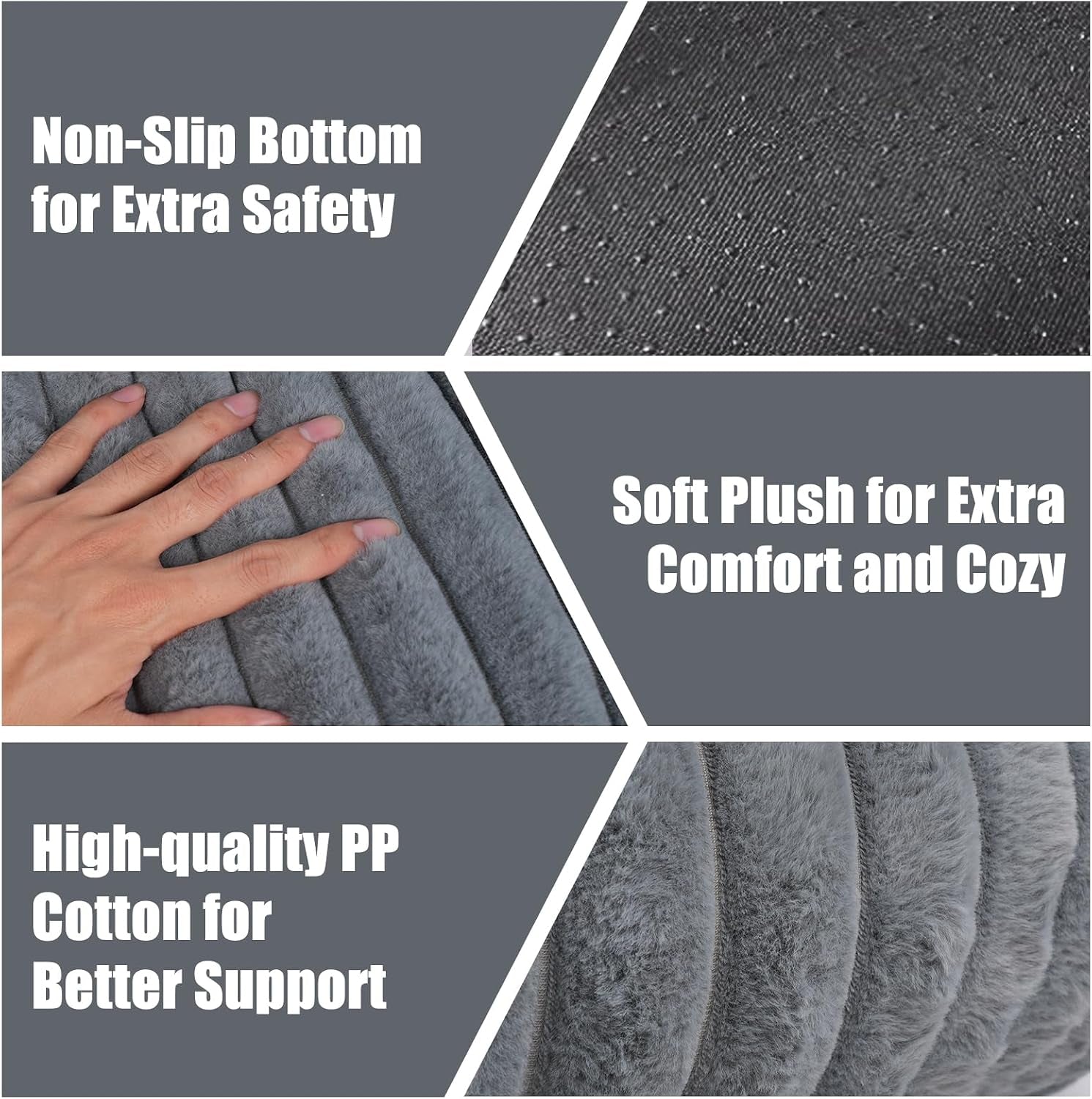 cat-beds-for-indoor-cats-2-in-1-cat-cave-bed-kitten-bed-for-small-pets-small-dog-bed-with-cover-pet-bed-for-puppy-and-kitten-with-anti-slip-bottom-dark-gray-20-inches