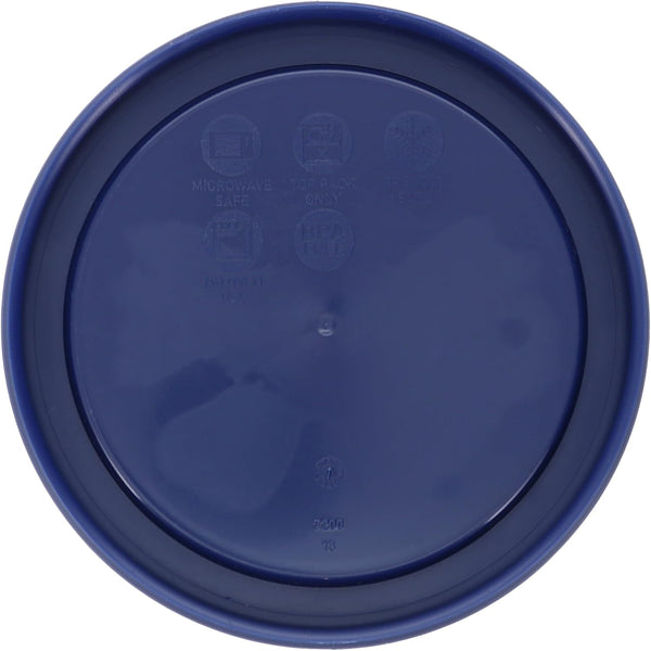 7200-PC (2-Cup) Blue Food Storage Lid (4-Pack) - Made in USA | Bpa-Free Plastic | Top-Rack Dishwasher Safe | Refrigerator Freezer Safe | Secure Fit | Meal Prep2