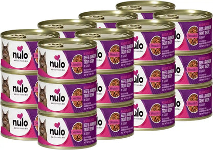 Nulo Variety Flavors Grain-Free Shredded Wet Canned Cat Food, 3 Ounce (Pack of 12)11