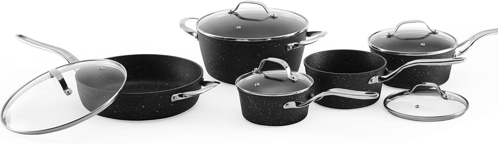 the-rock-10pc-non-stick-cookware-set-forged-aluminum-black-non-stick-saucepans-fry-pan-rock-tec-surface-oven-safe-even-heating-everyday-cookware-set