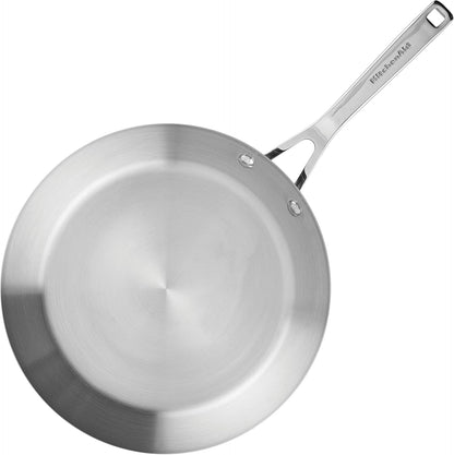 Kitchenaid Stainless Steel 3-Ply Base Cookware Induction Pots and Pans Set, 10-Piece, Brushed Stainless Steel14