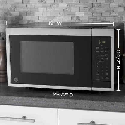 GE Smart Countertop Microwave Oven | Complete with Scan-To-Cook Technology and Wifi-Connectivity | 0.9 Cubic Feet Capacity, 900 Watts | Smart Home & Kitchen Essentials | Stainless Steel3