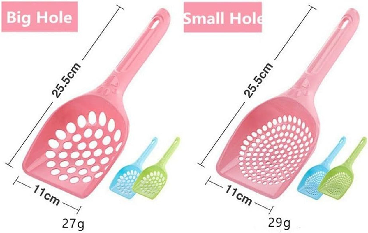 pink-plastic-cat-litter-scoop-pet-care-sand-waste-scooper-shovel-hollow-cleaning-tool-pet-supplies-easy-to-clean-cat-litter-scoops-litter-and-housebreaking-pet-supplies