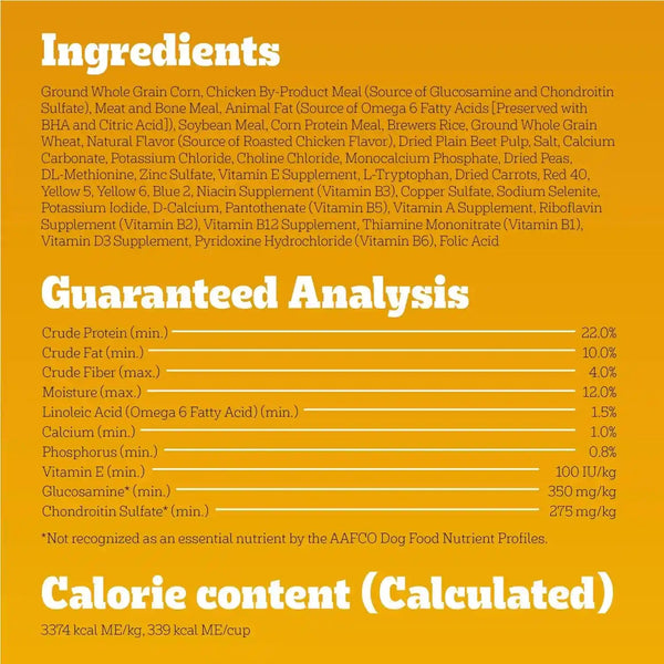 Pedigree Large Breed Adult Dry Dog Food, Roasted Chicken & Vegetable, 16 Lb | 36 Vitamins, Minerals & Amino Acids, Prebiotic Fiber, Supports Lean Muscle & Immune Health, Natural Flavors Only9