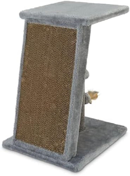 Everyyay by Petco Raised Runway Cat Scratch Post with Refillable Corrugated Cardboard 20.75" H2
