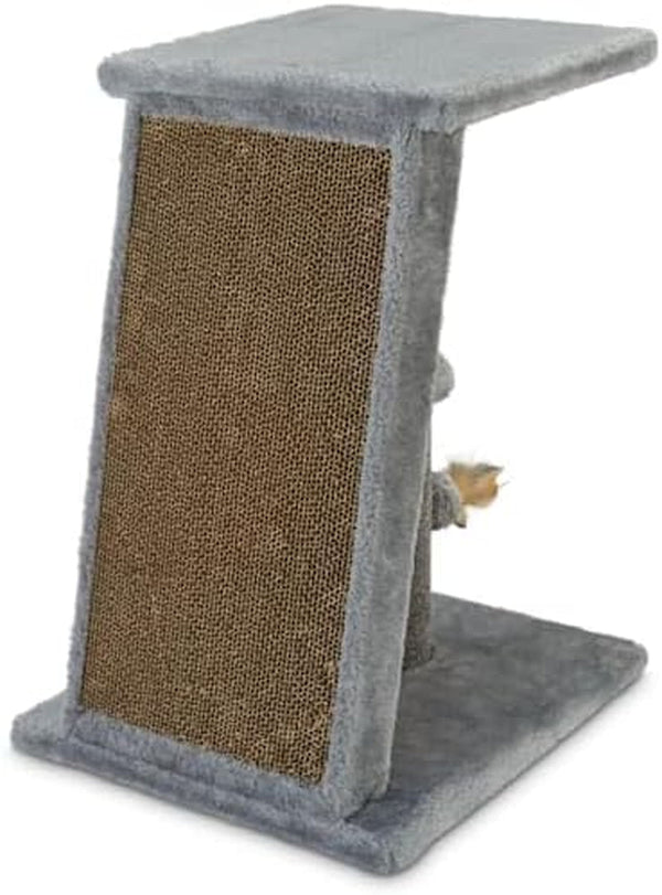 Everyyay by Petco Raised Runway Cat Scratch Post with Refillable Corrugated Cardboard 20.75" H2