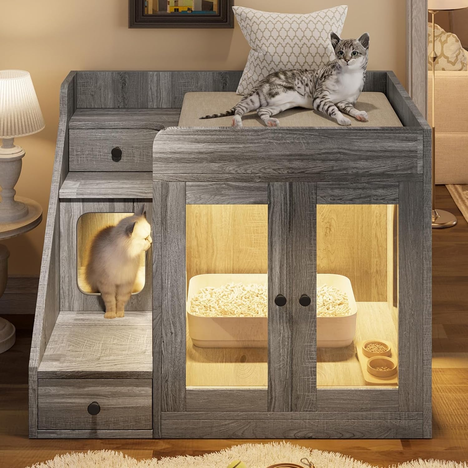 cat-litter-box-enclosure-with-light-hidden-litter-box-furniture-with-2-storage-drawers-smart-doors-cat-house-side-table-for-living-room-entryway-black