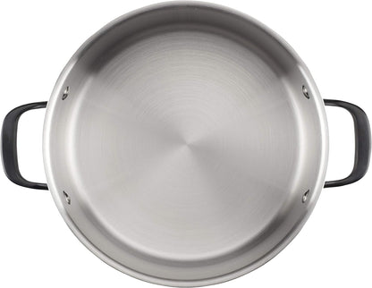 Kitchenaid 5-Ply Clad Stainless Steel Cookware Induction Pots and Pans Set, 10-Piece, Polished Stainless Steel9
