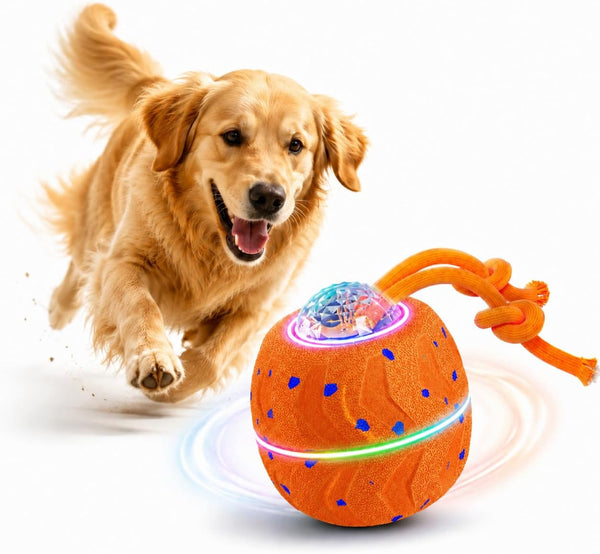 Smart Dog Ball - High-Elasticity E-TPU Interactive Toy, Automatic Rolling Ball with 2 Modes & LED Glow, 350Mah Long Battery Life, Motion Activated & USB-C Rechargeable for Dogs10