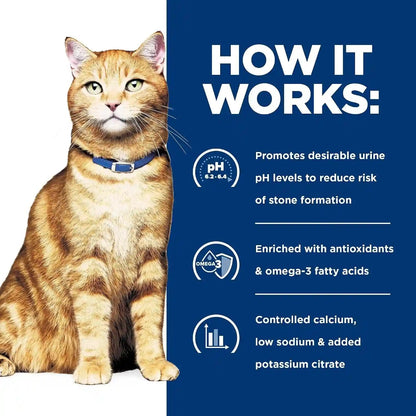 HILL'S PRESCRIPTION DIET C/D Multicare Urinary Care Dry Cat Food | #1 Veterinarian Recommended, Chicken Recipe, 4 Lb. Bag5