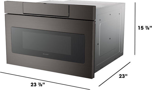 SMD2470AH Microwave Drawer Oven, 24-Inch, 1.2 Cubic Feet, 950 Watt, Concealed Control Panel with Digital LCD Display, Black Stainless Steel18