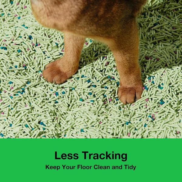 VETRESKA Tofu Cat Litter, Odor Control, Greentea 5.5Lb×2Bags | Natural Kitty Litter Strong Clumping Flushable Cat Litter Pellet Ultra Absorbent,Dust-Free,Low Tracking Deodorant Tofu Litter8