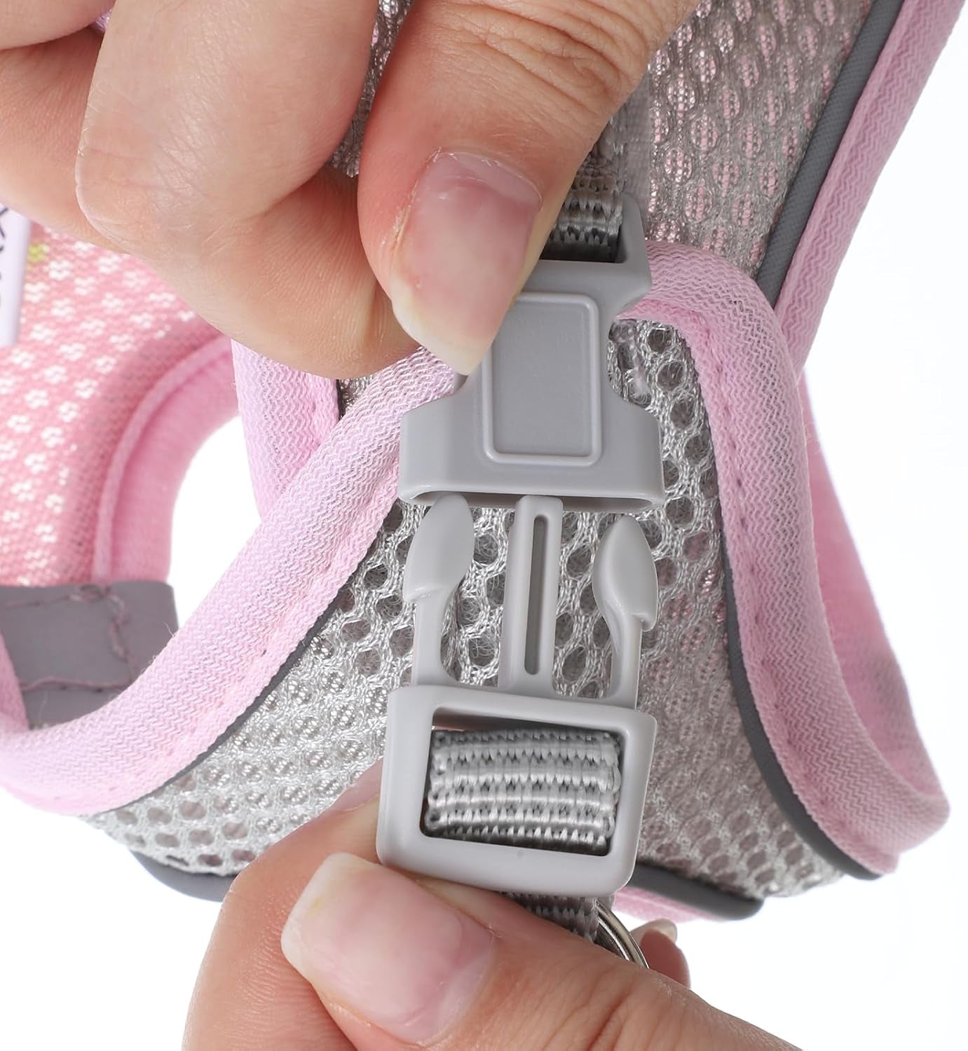 bunny-harness-and-leash-set-breathable-pet-rabbit-harness-and-leash-set-soft-rabbit-leashes-reflective-strips-jacket-escape-proof-walking-gear-for-rabbits-small-kitten-puppy-guinea-pigs-pink-xxs