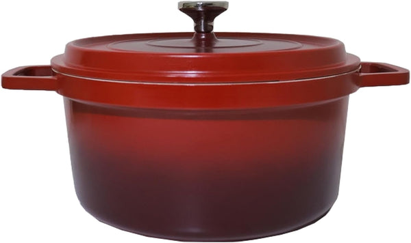 2.9QT Aluminum Dutch Oven Pot with Lid, Lightweight Casserole Dish, Compatible with Induction, Gas & Electric Stovetops, Nonstick Stew Pot for Braising, Roasting, Soup & Bread Baking1