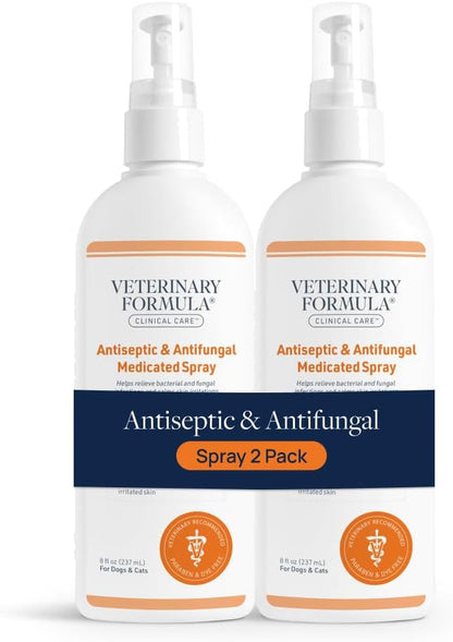 Veterinary Formula Clinical Care Antiseptic & Antifungal Shampoo, 16 Oz | Medicated Formula Helps Alleviate Scaly, Greasy and Red Skin; Free from Parabens, Dyes and Soap8