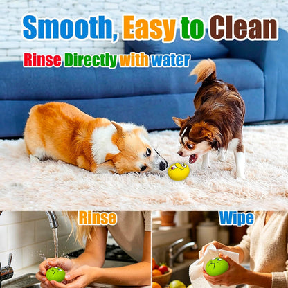 HOLYSTEED Latex Squeaky Dog Toys for Small Dogs, Mini Breed, 2.2" Flat Ball | 2.2"X2.2"X1.3" Flat Squeaky Balls 6Pcs, Soft Small Dog Toys Chewing Squeak Toy, Smile Face Fetch Puppy Pet Toy with Squeaker6