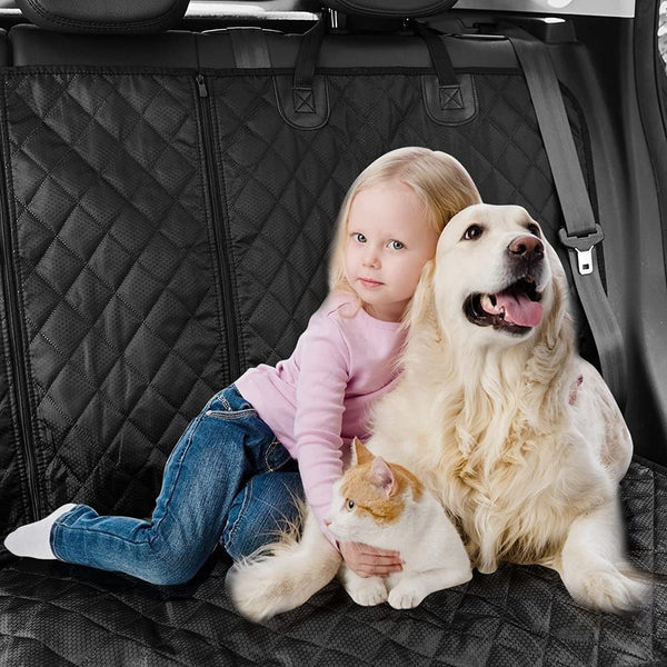 ANOSOSPECIAL Dog Car Seat Cover for Back Seat Cover,Non Stick Fur Rear Seat Protector for Pet,Nonslip Waterproof Durable Universal Fit Interior Backseat Covers for Auto Van SUV7