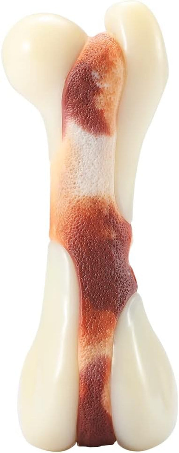 Tikaton Indestructible Dog Chew Toys for Aggressive Chewers, Beef Flavor Durable Dog Teething Chew Toys Bones for Large/Medium/Small Puppies9