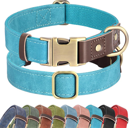 Didog PU Leather Dog Collar for Small Dogs Puppy, Soft Lining, Green S | All-Day Comfort for Daily Walks and Backyard Play, Quick Release Metal Buckle for Easy on & Off, D-Ring for Leash, Easy Clean9