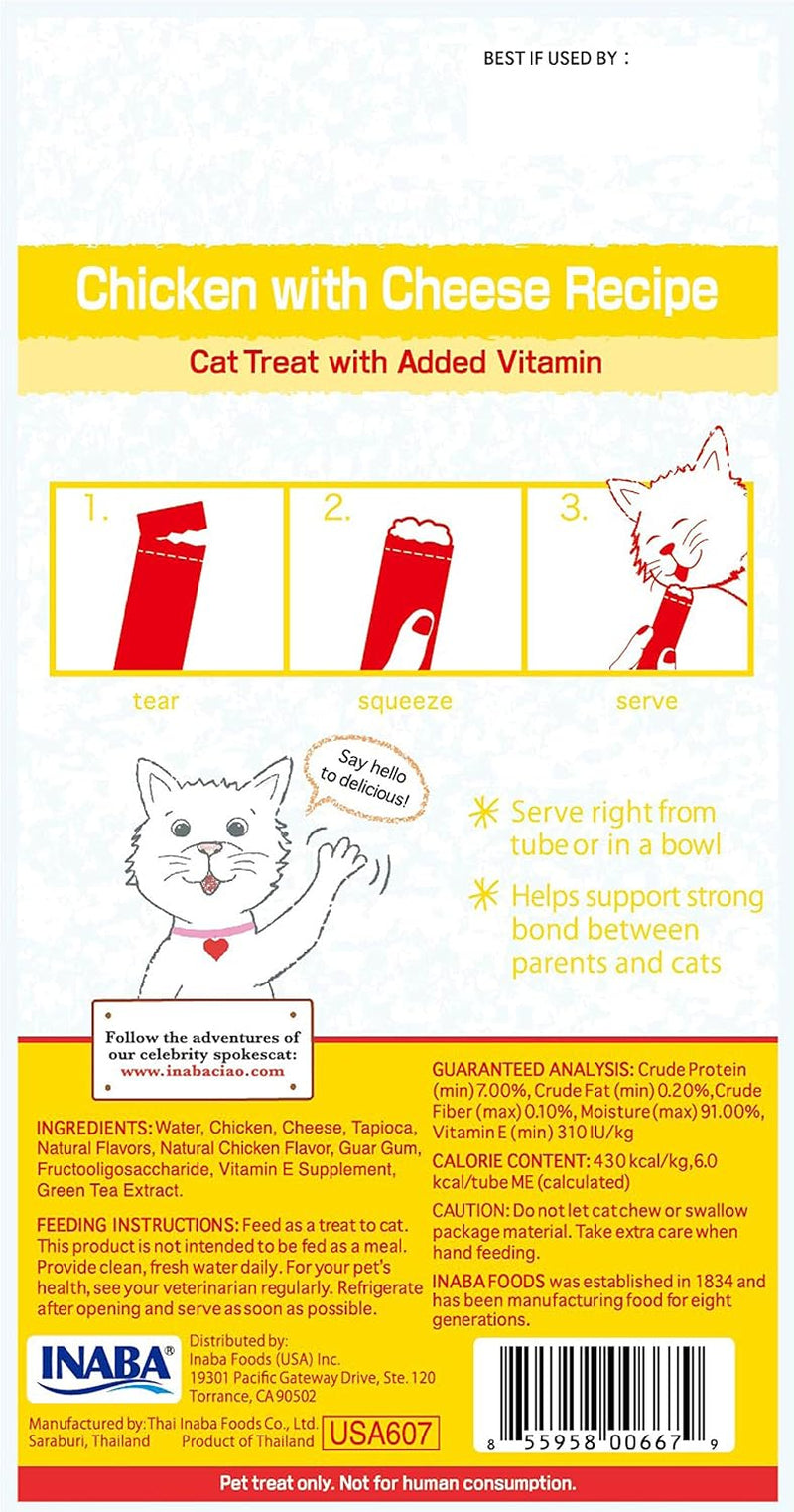 inaba-churu-lickable-puree-natural-cat-treats-chicken-with-cheese-recipe-4-tubes