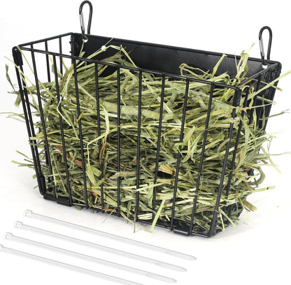 X Large Rabbit Hay Feeder Guinea Pig Hay Feeder Metal Frame Bunny Hay Holder Guinea Pig Hay Holder for Bunny, Guinea Pigs, Chinchillas, Small Animals (1 Pack)1