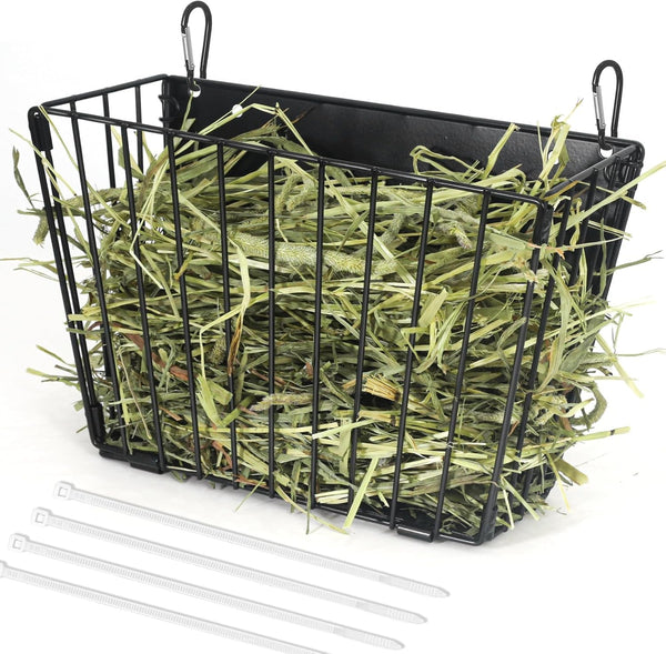 X Large Rabbit Hay Feeder Guinea Pig Hay Feeder Metal Frame Bunny Hay Holder Guinea Pig Hay Holder for Bunny, Guinea Pigs, Chinchillas, Small Animals (1 Pack)1