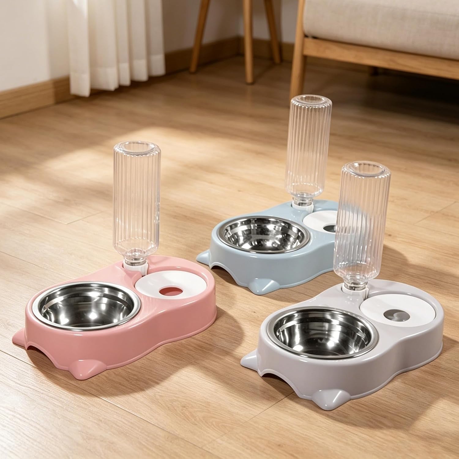 j-l-vvmeet-cat-bowls-food-and-water-bowl-set-with-automatic-water-dispenser-dog-bowls-with-detachable-stainless-steel-bowl-gravity-pet-feeder-and-waterer-set-for-cats-kittens-small-dogs-puppy-rabbit