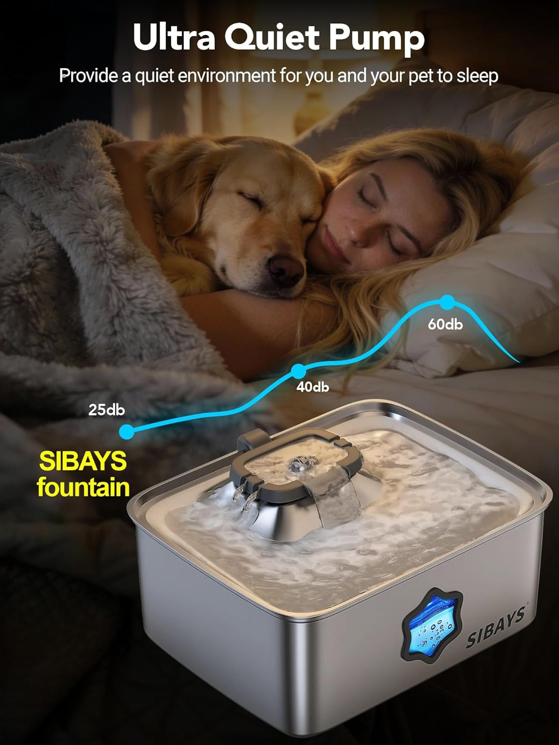 sibays-4gal-15l-dog-water-fountain-stainless-steel-pet-water-fountain-with-water-level-window-led-light-quiet-automatic-dog-water-bowl-dispenser-for-large-dogs-multi-pet-easy-to-clean-fs81