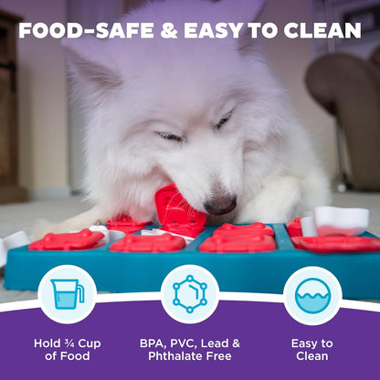 Outward Hound by Nina Ottosson Dog Brick – Interactive Treat Puzzle Enrichment Toy, Level 2 Intermediate5