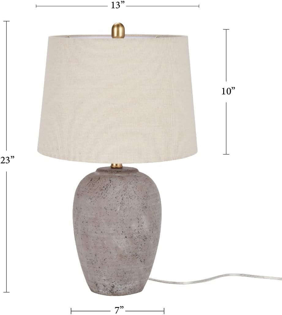 home-23-greyish-brown-earth-tone-rustic-farmhouse-ceramic-table-lamp-for-bedroom-living-room-dining-office-with-beige-linen-shade