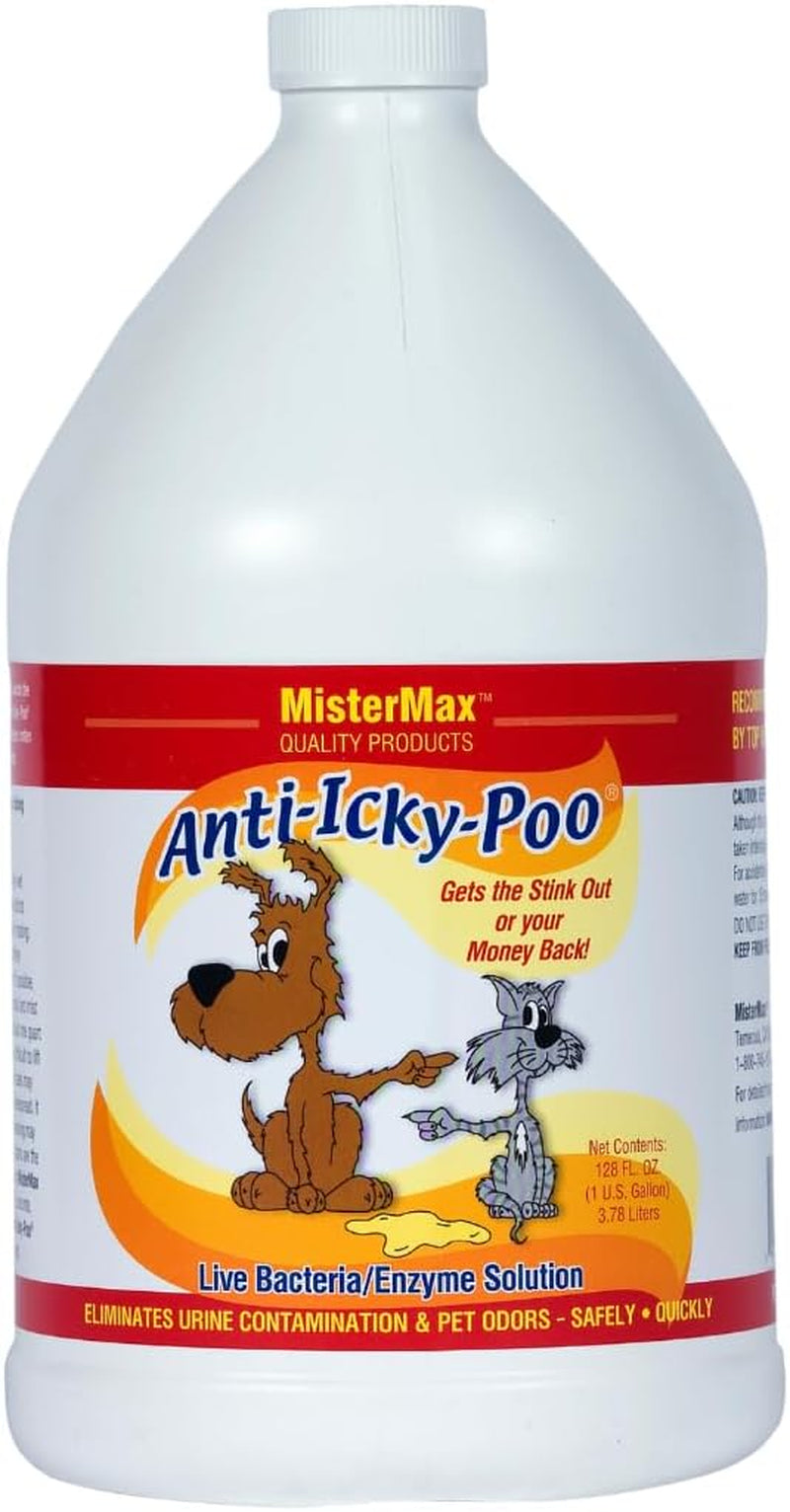 mister-max-anti-icky-poo-pet-urine-enzyme-cleaner-original-scent-1-gallon-feces-odor-remover-enzymatic-cleaner-for-dog-cat-urine-pet-odor-remover-spray