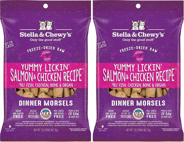 Stella & Chewy'S Freeze-Dried Raw Cat Dinner Morsels - Premium Chicken Recipe with 98% Cage-Free Meat & Organs - Natural Grain-Free Cat & Kitten Food - Made in USA - 3.5 Oz17