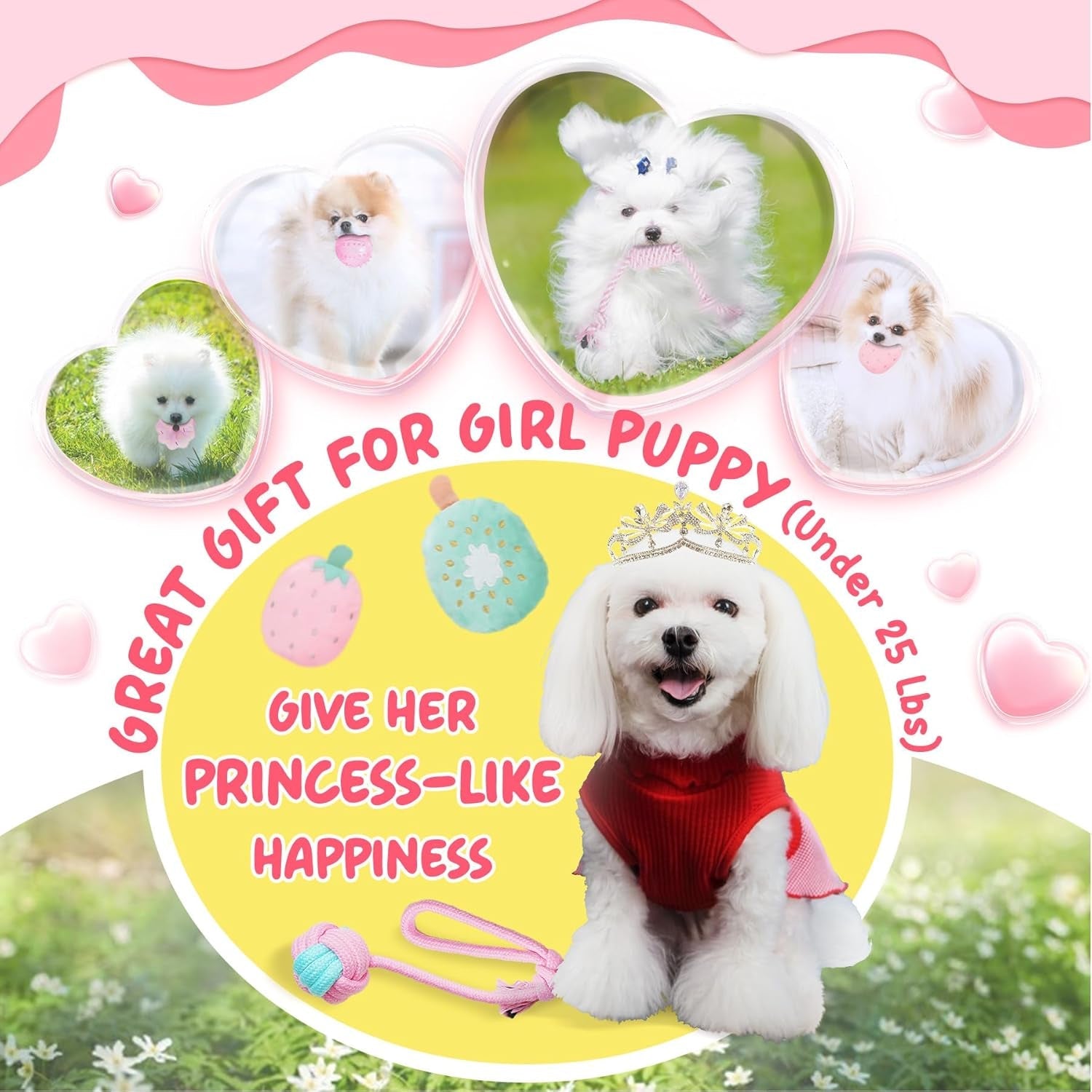 xiugoal-pink-puppy-toys-for-boredom-23-pack-puppy-chew-toys-for-teething-interactive-dog-toys-for-puppies-cute-small-dog-toys-with-treat-ball-squeaky-dog-chew-toys-and-ropes