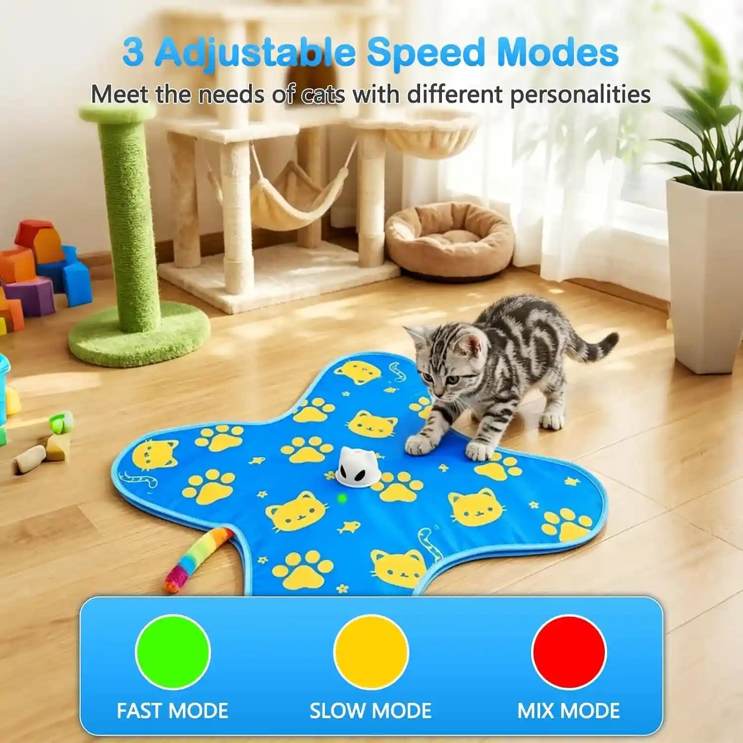 interactive-cat-toys-for-indoor-cats-rechargeable-hide-seek-toy-touch-activated-3-speed-modes-realistic-bird-chirps-10-min-auto-shutoff-hidden-feather-wand-for-bored-adult-cats-blue