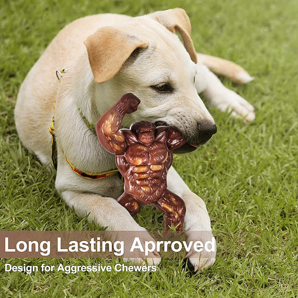PETSTA Indestructible Dog Toys for Aggressive Chewers, Extreme Tough Toys for Large Dogs, Real Beef Flavored, Dog Bone for Medium/Large Dogs Breed, Gifts for Dogs2