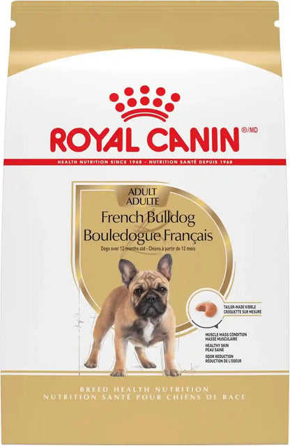 ROYAL CANIN Breed Health Nutrition French Bulldog Adult Dry Dog Food, 6 Lb Bag | Tailored Nutrition for Purebred Dogs, Specialized Kibble Shape, Supports Muscle Tone, 6 Pound Resealable Bag1