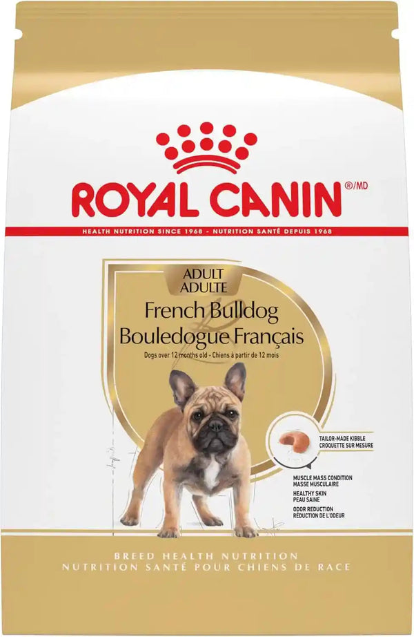 ROYAL CANIN Breed Health Nutrition French Bulldog Adult Dry Dog Food, 6 Lb Bag | Tailored Nutrition for Purebred Dogs, Specialized Kibble Shape, Supports Muscle Tone, 6 Pound Resealable Bag1