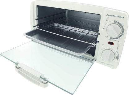 Ham.Beach/Proctor Silex 4Slice Toaster Oven Broilr White 31116, 42