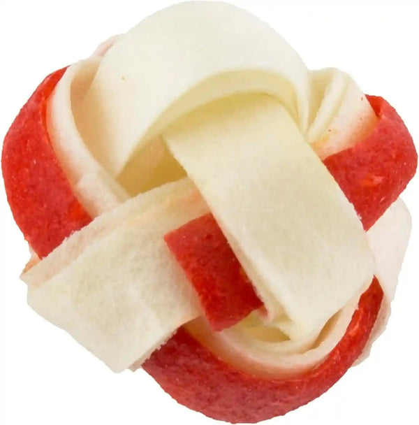 Dingo Goof Balls Rawhide Treats for Small Dogs, with Real Chicken, 15 Ct | Long-Lasting Rawhide Chew Wrapped with Real Chicken, Natural Chewing Action Promotes Clean Teeth, for Adult Dogs3