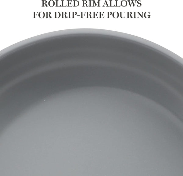 Delaroux 10 Piece Stainless Steel Pots and Pans Kitchen Cookware Set W/Pfas Free Premium Nonstick Ceramic Interior5