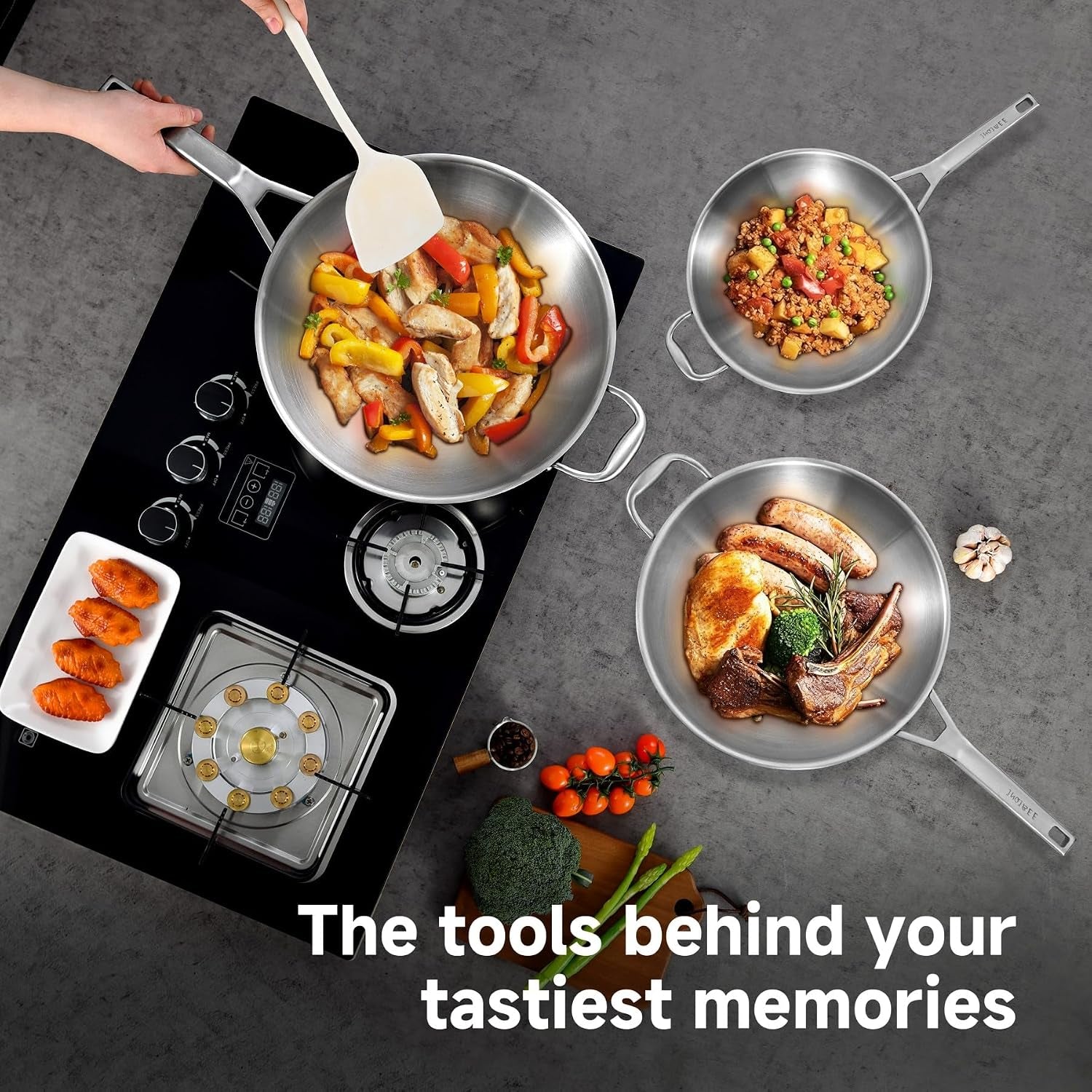 13-inch-stainless-steel-wok-with-lid-detachable-handle-uncoated-tri-ply-stainless-steel-stir-fry-pan-everyday-cooking-wok-for-induction-flat-bottom-dishwasher-oven-safe