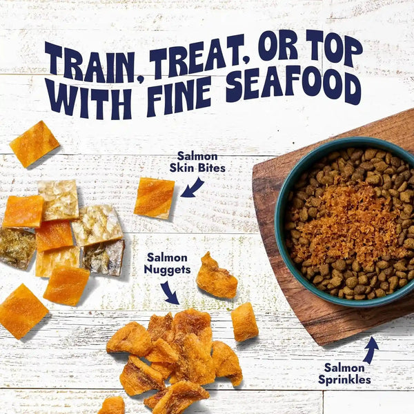 Finfare Freeze Dried Cat Food Toppers, Salmon Sprinkles, Grain Free Meal Toppers for Cats to Support Taste & Nutrition - High Protein & Omega-3S, Crafted in USA, 1.3Oz3