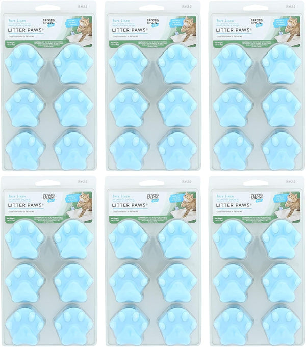 Citrus Magic Pet Odor Control Paws for Litter Boxes, Outdoor Fresh, 6-Count, 6 Count (Pack of 1)7