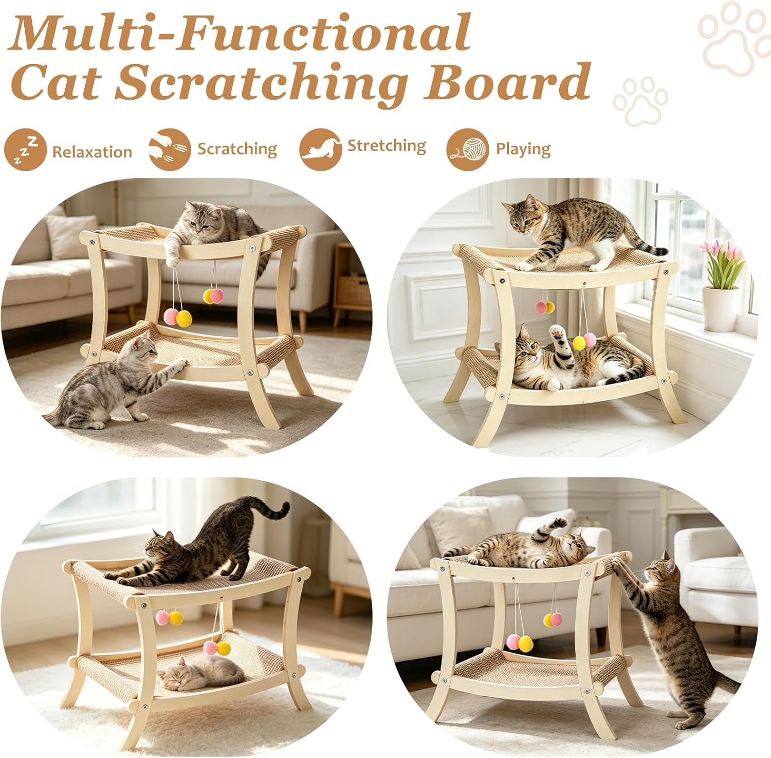 indoor-cat-scratcher-bed-double-layer-cat-hammock-with-toy-ball-wooden-sisal-cat-scratching-pad-for-cats-elevated-cat-lounge-for-claw-grinding-sleeping
