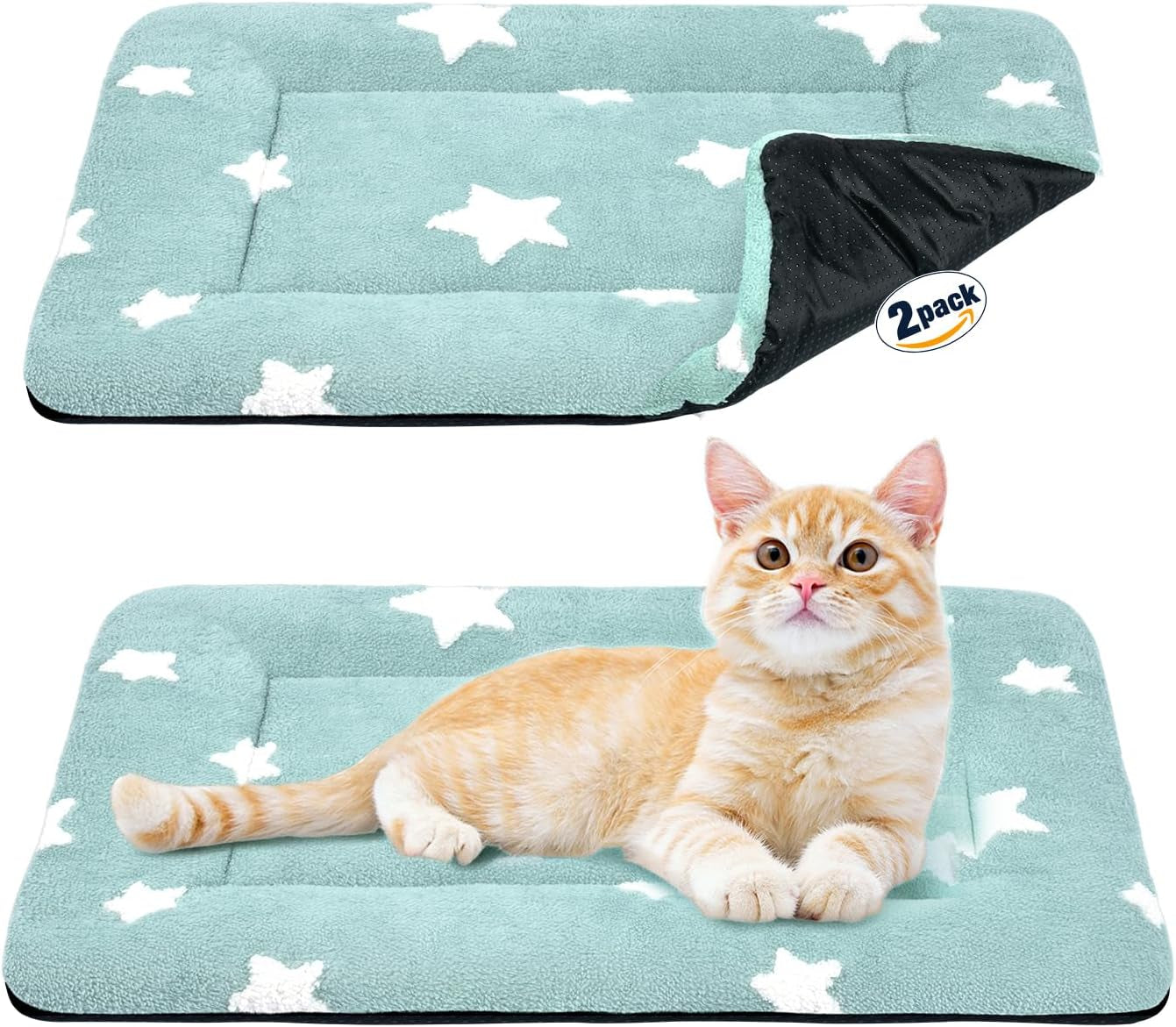 mora-pets-cat-bed-for-indoor-cats-washable-dog-crate-pad-cute-star-dog-bed-mat-for-small-dogs-pet-kennel-pad-for-cage-soft-flat-puppy-kitten-cushion-sleeping-anti-slip-grey-22-x-13
